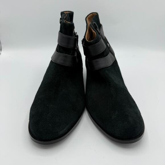 Vionic Hope Mana Ankle Boot Women 9.5 Black Suede Water-Resistant Orthotic VS394 - Picture 4 of 14